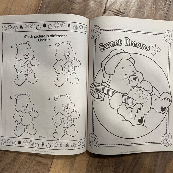 New Set of 3 Care Bear Activity/Coloring Books - Picture 7 of 16